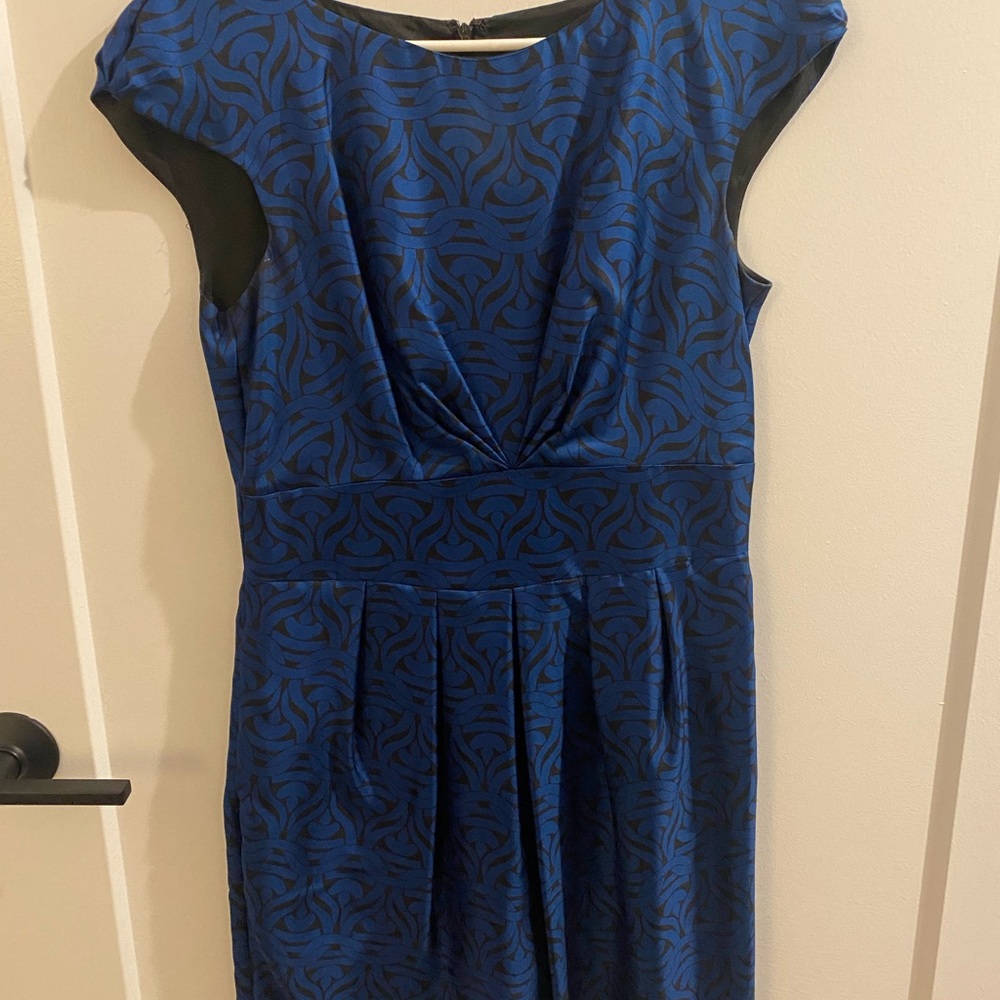 Banana Republic Blue and Black Mini Dress